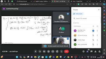 Week-1 NPTEL-Digital IC Design-Live session-1(Jan.2024) TA Arpit Bal