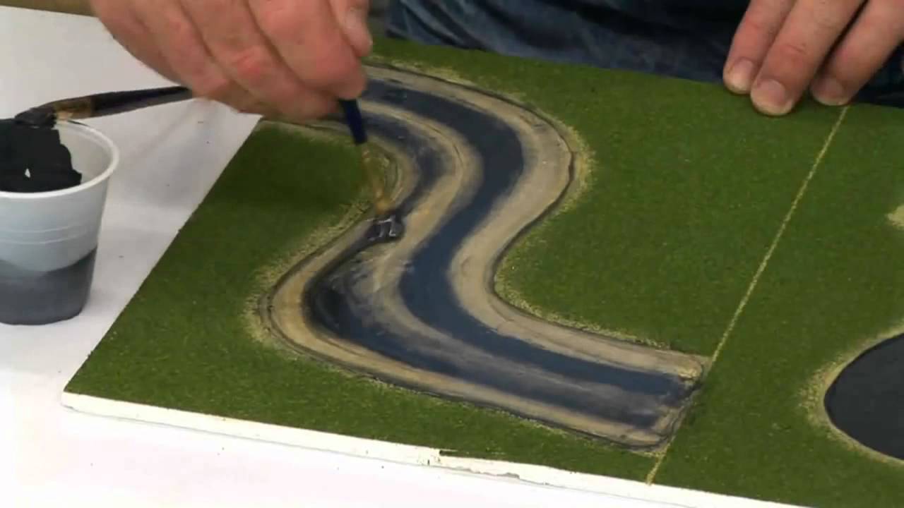 Realistic Water &amp; Water Effects Model RailRoad Scenery - YouTube