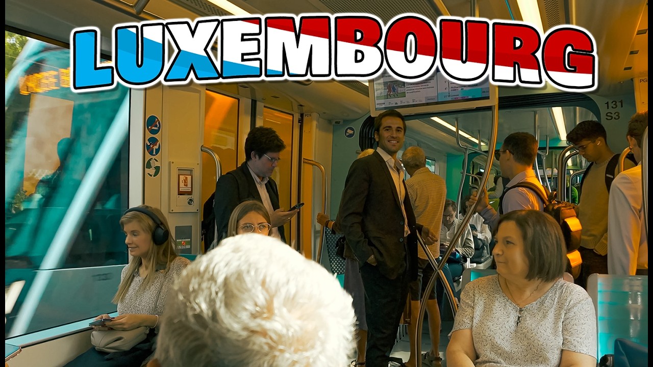 Early Morning Summer Walk in the City 🇱🇺  LUXEMBOURG