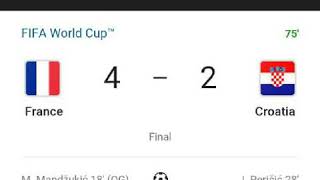 FRANCE BEATS CROATIA BY 4-2 IN FINAL |FRANCE WON THE FIFA WORLD CUP FINAL 2018| screenshot 1