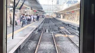 【逆再生】阪急神戸線7000系7021F特急神戸新開地行きの前面展望を逆再生したら後面展望になった‼️
