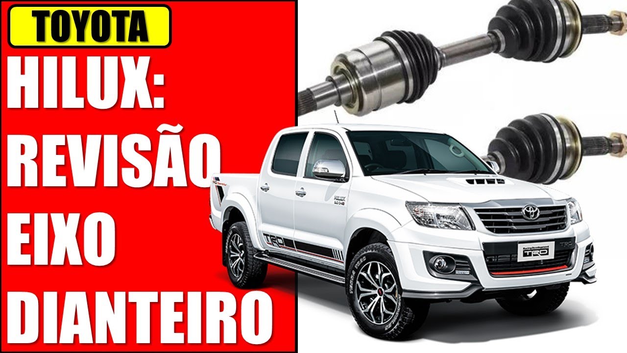 EP. 253 // Toyota HILUX: Serviço Suspensão e Revisão Eixo Dianteiro  Homocinética/Trezeta