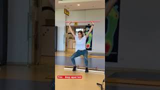 FMS - Deep squat test