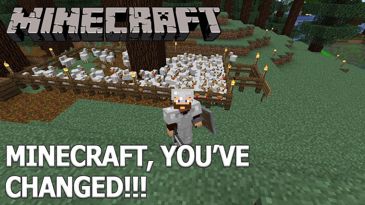 Returning to Minecraft and it's changed so much!!! - YouTube