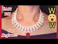 #84 // ❤️ HOW TO MAKE PEARL BEADED NECKLACE ❤️ // DIY // JEWELRY MAKING