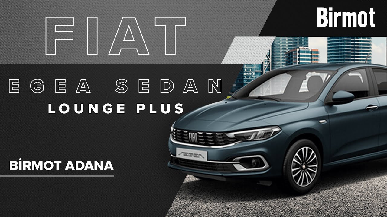 YENİ EGEA SEDAN LOUNGE+PLUS+GÜVENLİK PAKETİ (OKYANUS MAVİ) I BİRMOT