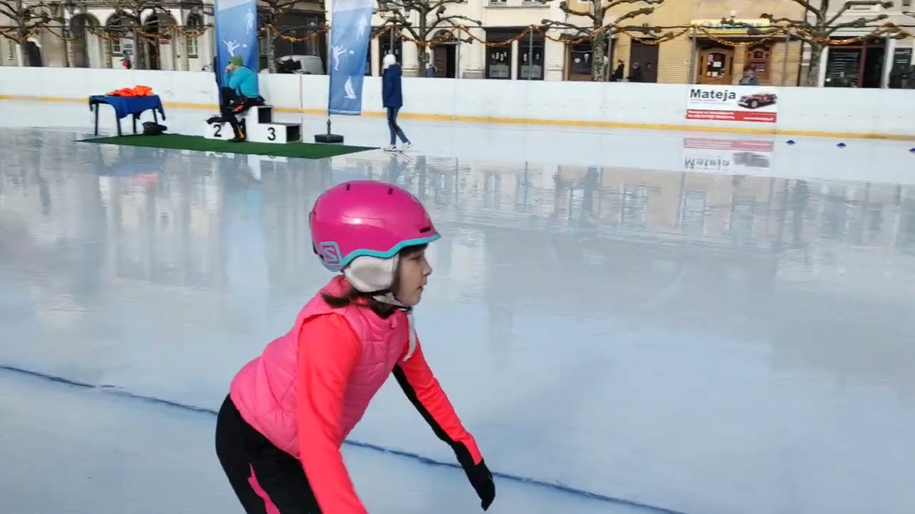 Mistrzostwa Pszczyny Szkół Podstawowych w Biegach Łyżwiarskich. 750 m.