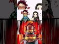 Tanjiro and Nezuko vs. Yushiro 🎀✨️💋 #demonslayer #drawingandassemblingdemonslayer