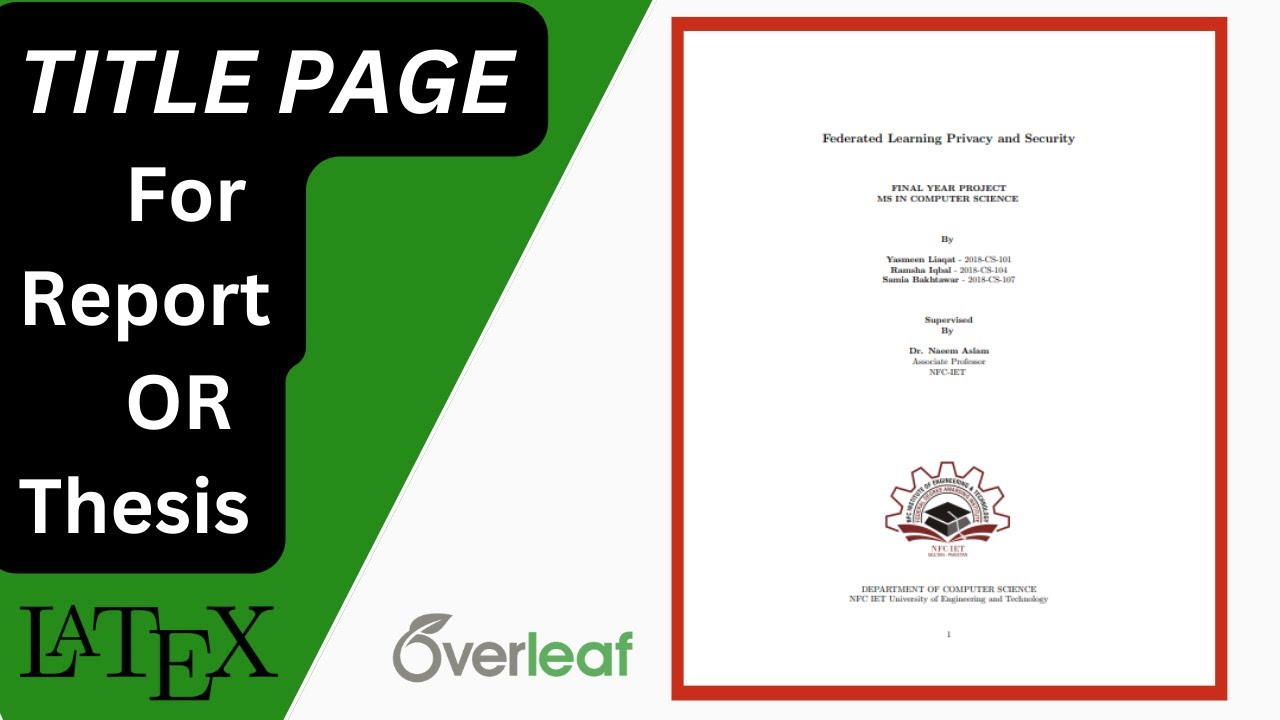 thesis proposal overleaf