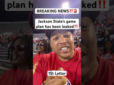 BREAKING NEWS🚨 Jackson State’s game plan has been leaked‼️ #shorts #jacksonstate #hbcu #jacksonms BREAKING NEWS🚨 Jackson State’s game plan has been leaked‼️ #shorts #jacksonstate #hbcu #jacksonms