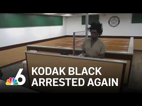 Kodak Black arrested in Florida for 2nd time in one month