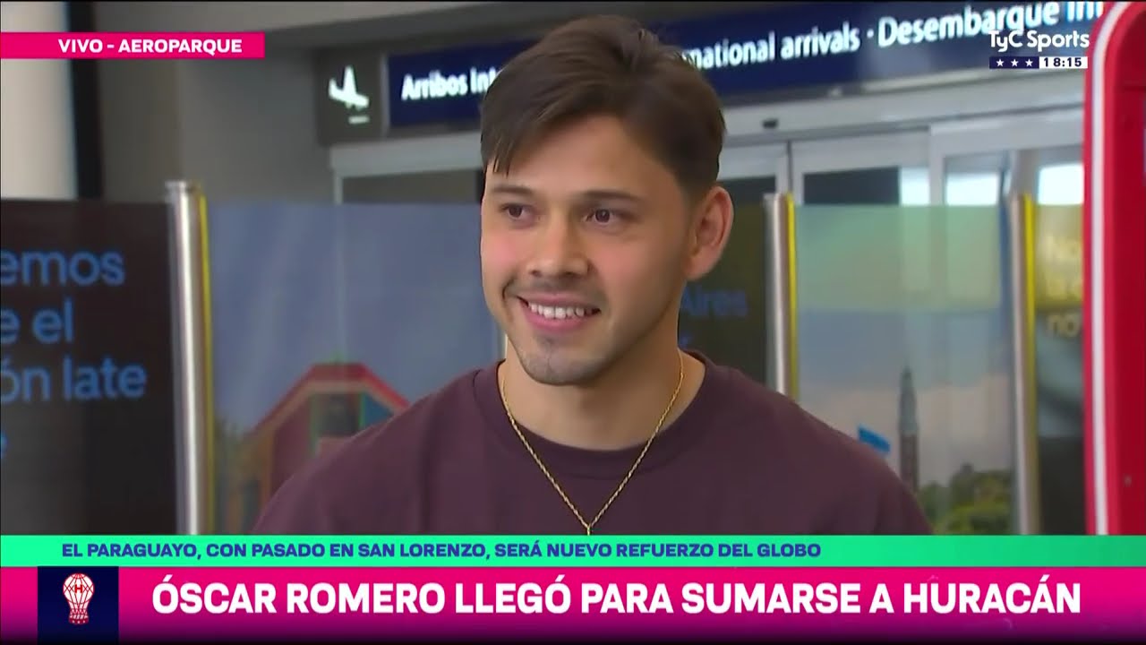 Óscar Romero: "Llego a Huracán con mucha ilusión"