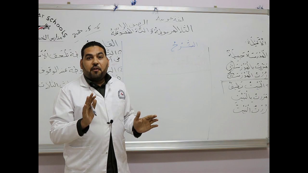 مادة اللغة العربية للصف الرابع الأساسي/   كتابة  -  التاء المربوطة والتاء المفتوحة