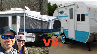 POP UP CAMPER VS TRAVEL TRAILER! (PROs and CONs)