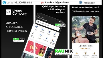 how to make app like urbanclap | How to make service Booking App | Urbanclap Clone | Raunix