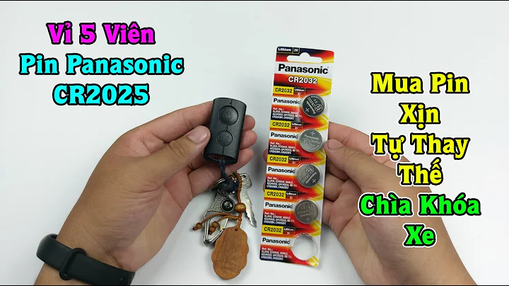 Tự Mua Pin Và Thay Thế Cho Chìa Khóa Xe, Remote, Pin Cmos,.. Có Dễ Không ? - Pin Panasoni CR2025