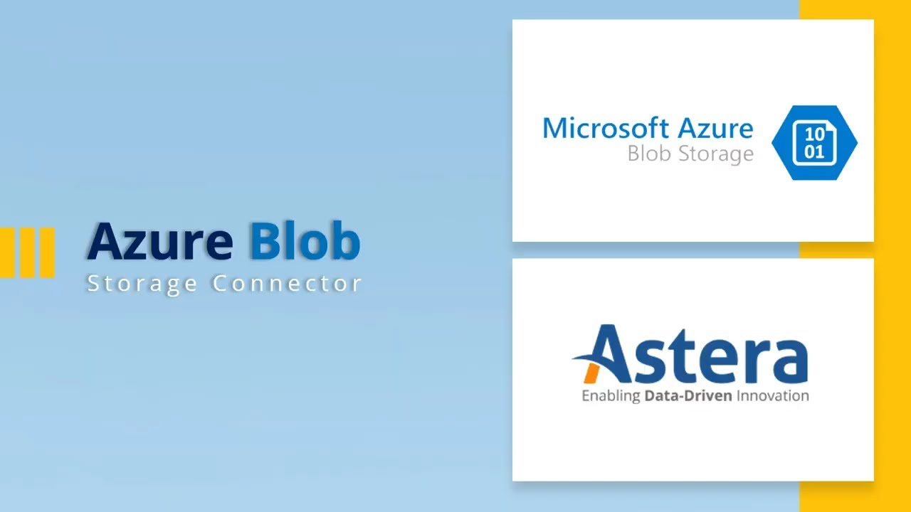 Microsoft Azure Blob Cloud Connector | Astera Cloud Connectors - YouTube