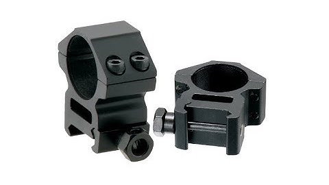 UTG Accushot medium height scope rings unboxing and overview.