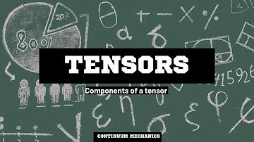 11. How to derive the components of a Tensor? | Continuum mechanics!