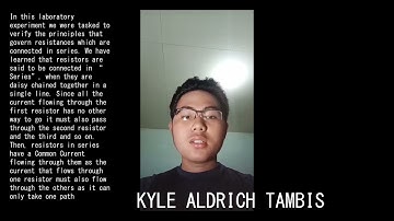 LAB EXPERIMENT 5 - SERIES CONNECTED RESISTANCES (Einstein Lab 39)