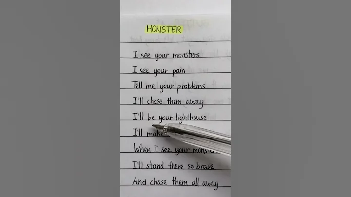 Katie Sky - Monsters (Lyrics Music 2021)