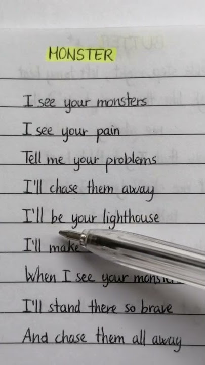 Katie Sky - Monsters (Lyrics Music 2021)