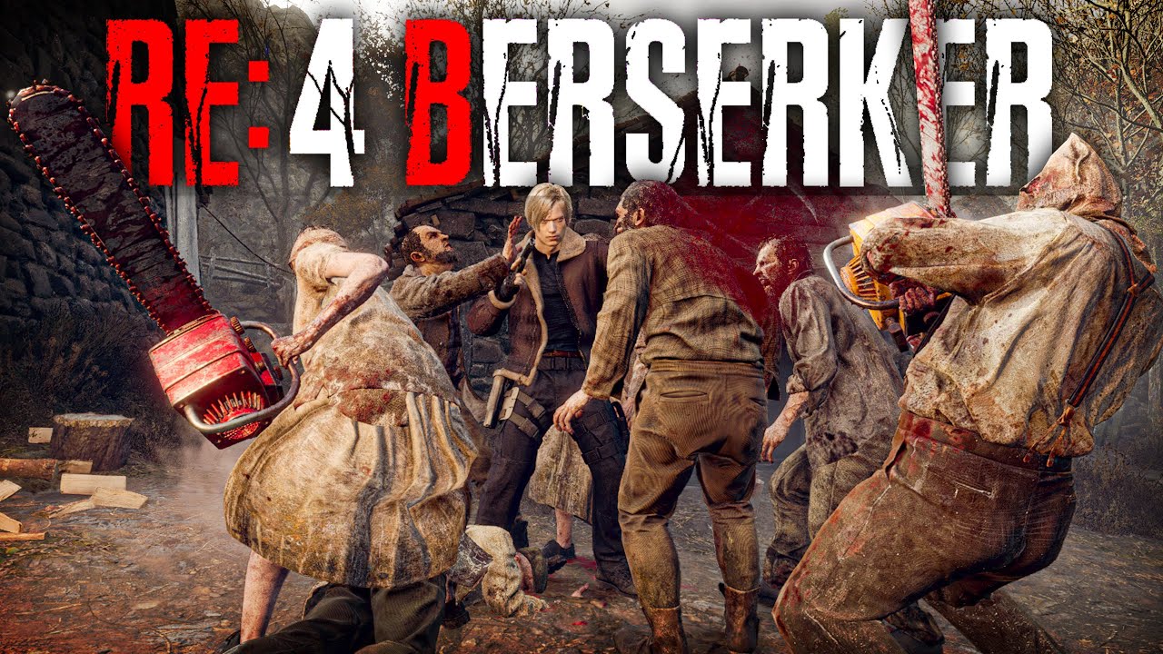 RE4 REMAKE porém MAIS DIFÍCIL!!! (Berserker Mod)