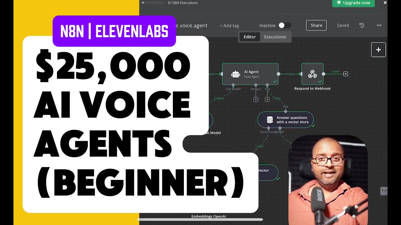 How to build $25,000/year AI Voice Agents | n8n | ElevenLabs - YouTube