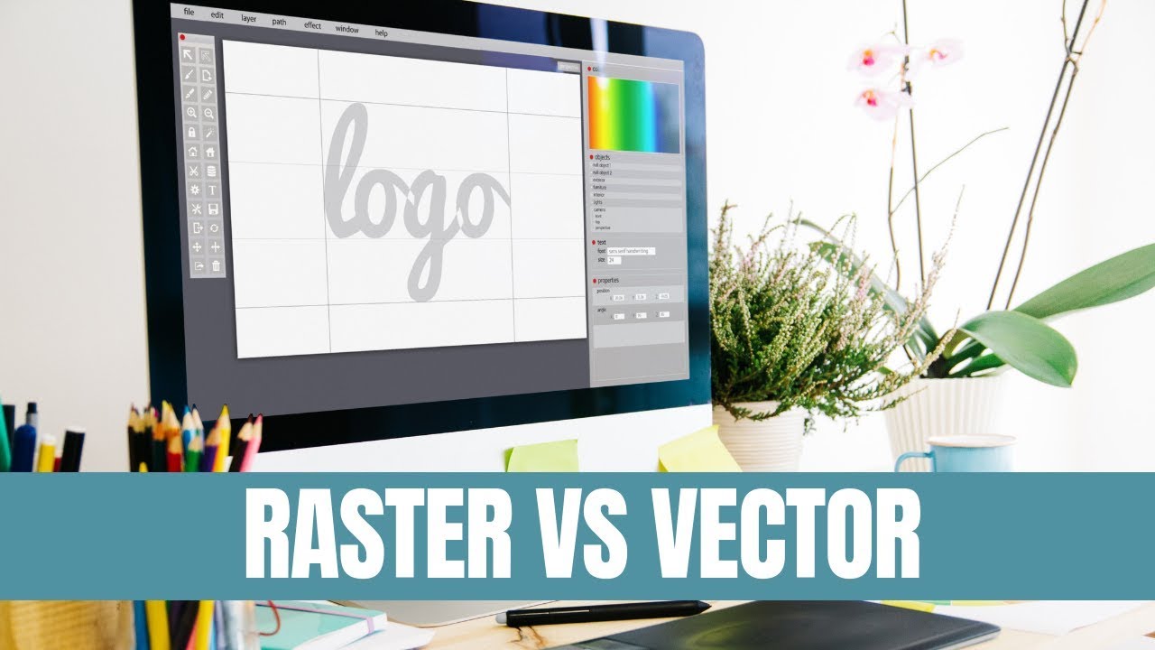 กราฟิก แบบ raster Update กราฟฟิกสิ่งพิมพ์แบบ Raster vs Vector ที่เหมาะกับสิ่งพิมพ์