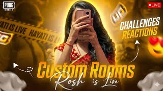 FF GIRL ROSH IS LIVE 💗CS RANKED AND CUSTOM WITH SUBSCRIBER 💫