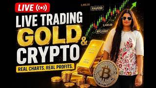 🔴Crypto Gold Live Trading   5 th May 2026  | XAUUSD + BTCUSD Analysis | Join Now | Hindi