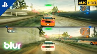 Blur Splitscreen Gameplay Ford Mustang GTR Gameplay HD