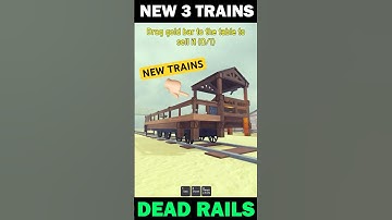 The 3 New Trains Update - Dead Rails Update #roblox