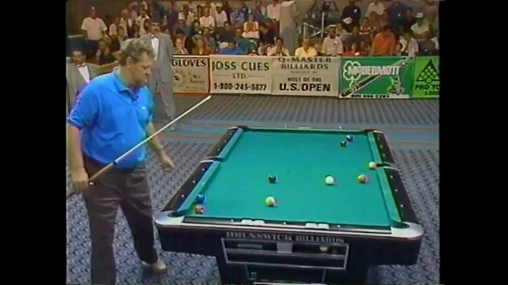 Jose Parica Vs Buddy Hall - 1992 US Open 9 Ball Ch...