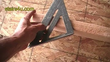 How To Figure Out Stairway Guardrailing Angle?