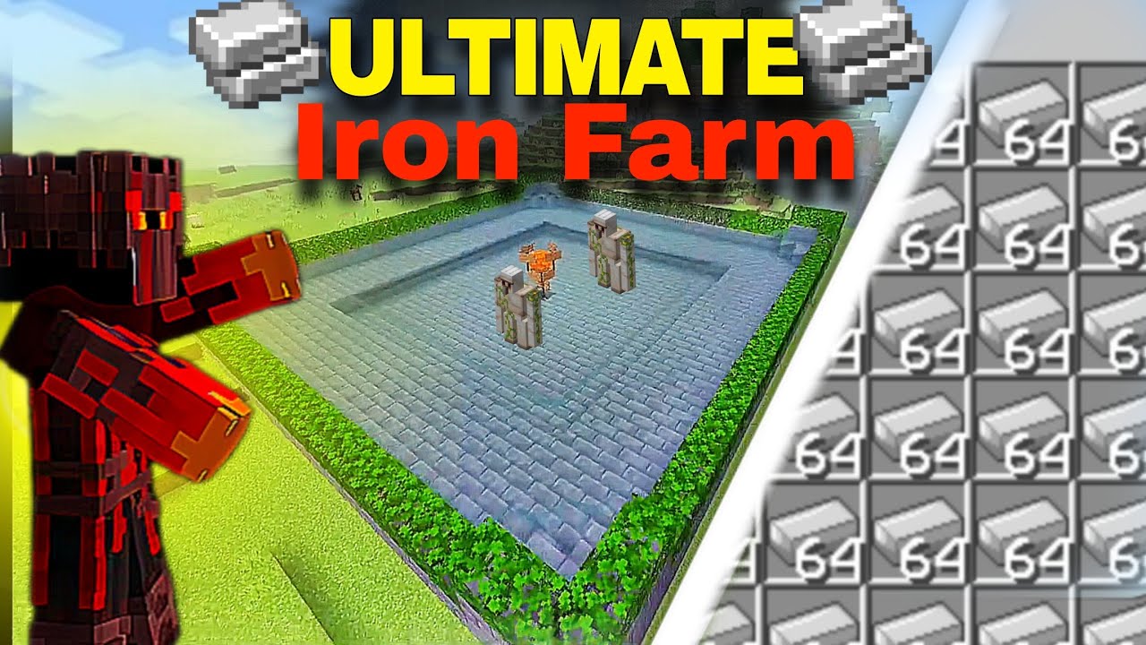 How I Made an INSANE Iron Farm in Survival Minecraft (No Mods!) 🧱 - YouTube
