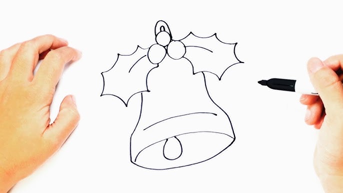 Como dibujar una Campana de Navidad - YouTube como-dibujar-una-campana-de-navidad-youtube