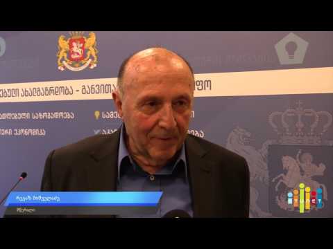 შეხვედრა მწერალ რევას მიშველაძესთან