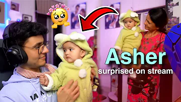 TRIGGERED INSAAN - Asher surprised on stream😍 || Triggered Ipshita