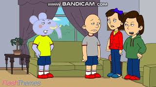 Classic Caillou Turns Caillou Into A Elephant and Gets Grounded