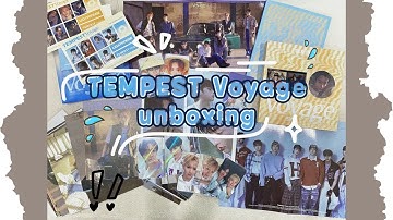 TEMPEST Voyage Unboxing ⚓ TEMPEST 5th Mini Album ⛴