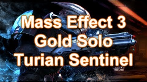 Mass Effect 3 | Gold Solo | ☣ Firebase White ☣ | Geth | Turian Sentinel