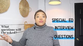 Special Education Interview Questions Teaching Job