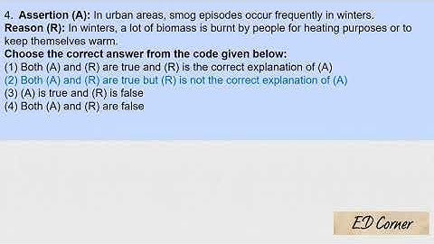 Assertion and Reasoning
