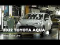 New toyota aqua prius c production  toyota factory  how car is made