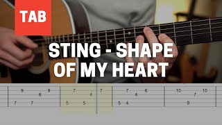 Sting - Shape of My Heart [ GUITAR TAB ]