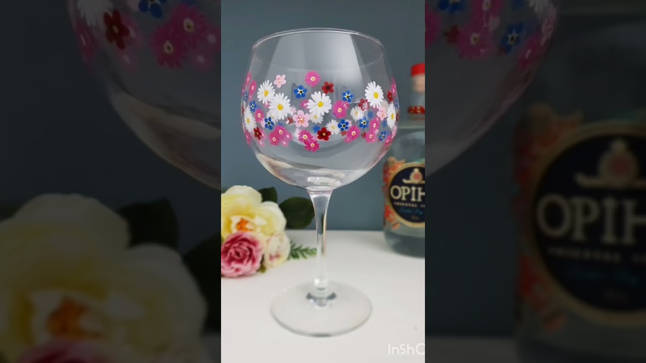 رسم على الزجاج بالمنوكير🖌️