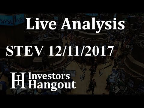 STEV Stock Live Analysis 12-11-2017