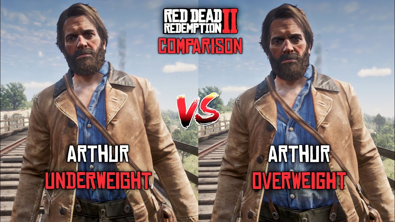 Fat Vs Skinny Comparison Red Dead Redemption 2 YouTube Fat Vs Skinny Comparison Red Dead Redemption 2 YouTube