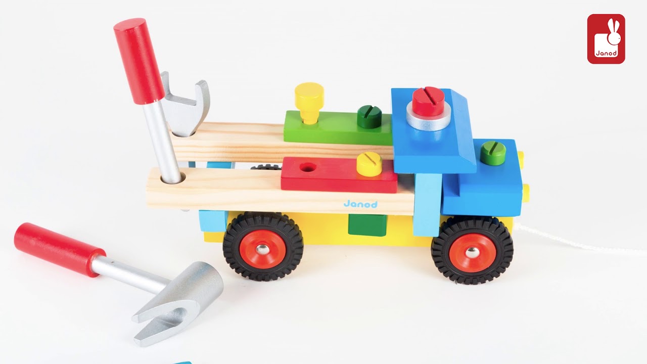 Janod Camion de chantier Brico'Kids au meilleur prix sur